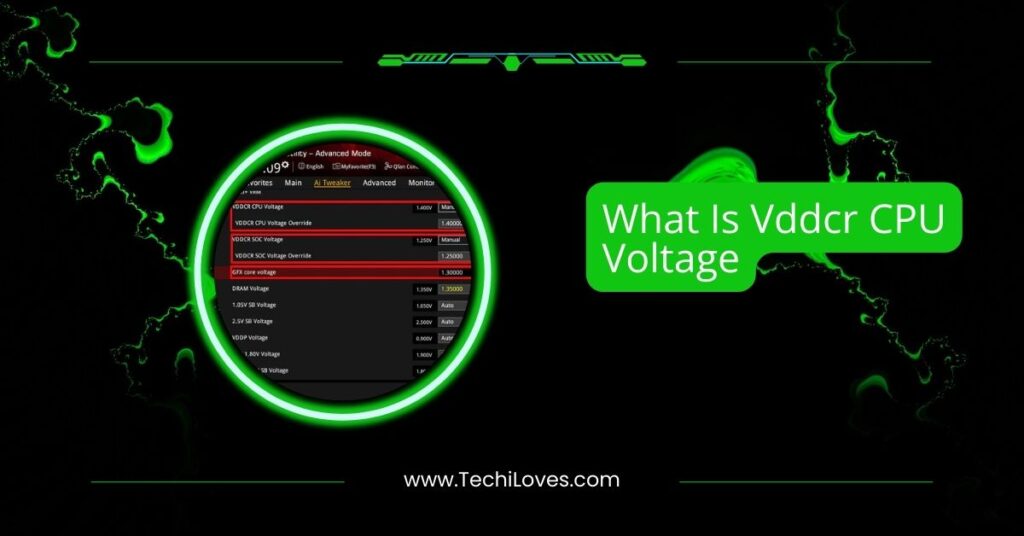 What Is Vddcr CPU Voltage