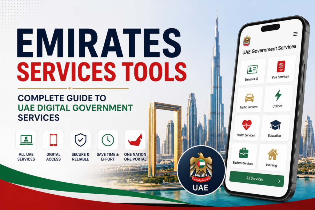 Emirates Services Tools – Complete Guide to UAE Digital Government Services