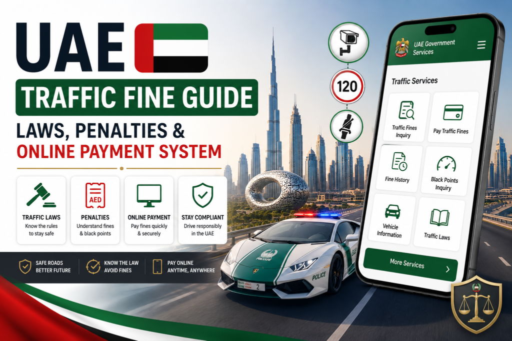 UAE Traffic Fine Guide – Laws, Penalties & Online Payment System